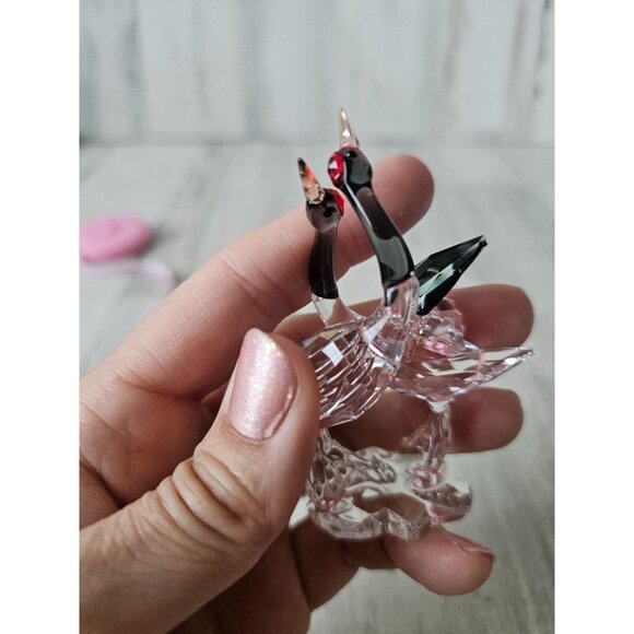 Swarovski Red crown cranes AS IS bird couple dancing 03302 - Picture 4 of 12